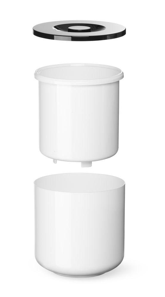 Isspand, BarUp, 5L, hvid, ⌀190x(H)200mm