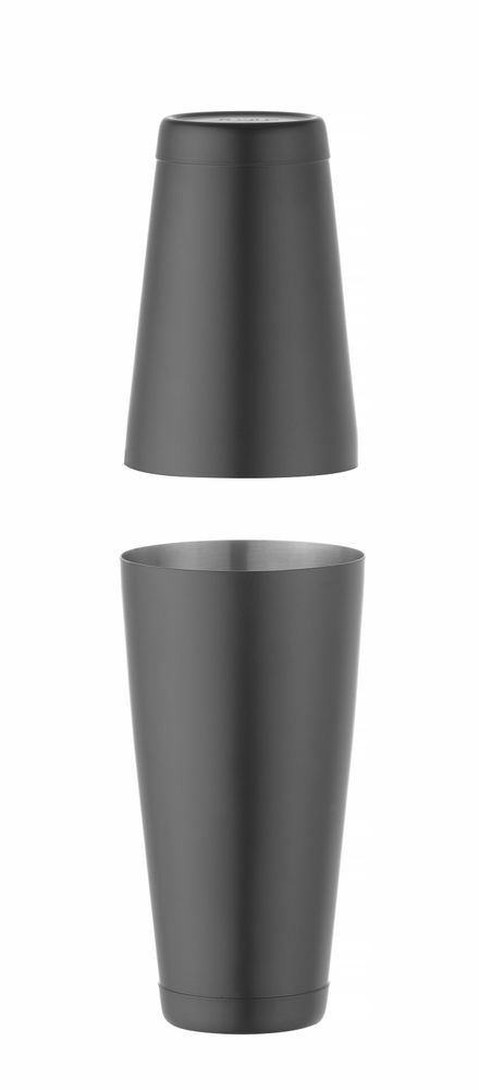 Tin-on-Tin Boston-shaker, BarUp, 0,8L, Sort, ⌀90mm