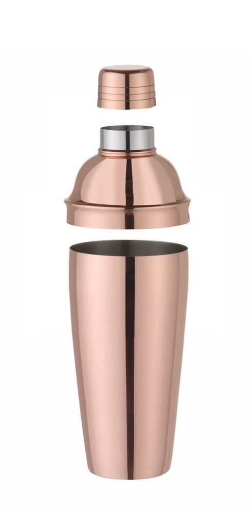 Cobbler-shaker, 3 dele, BarUp, 0,755L, Kobber, ⌀85x(H)240mm