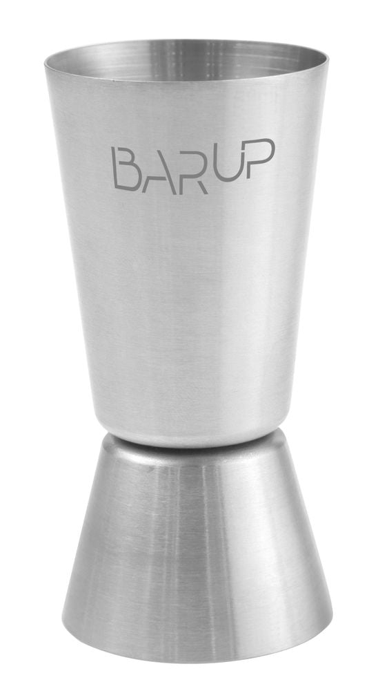 Jigger 20/40 ml, BarUp, Sølv, ⌀40x(H)80mm, Rund