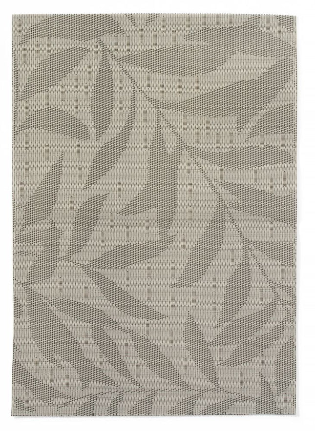 Dækkeserviet, leaves – sæt, HENDI, Light grey, 6 pcs., 450x300mm
