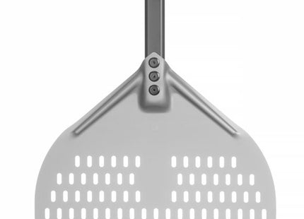 Pizzaspade med kort skaft, firkantet, perforeret, HENDI, 300x660mm