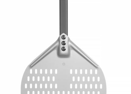 Pizzaspade med kort skaft, firkantet, perforeret, HENDI, 350x710mm