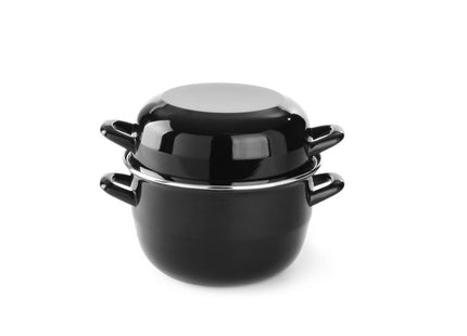 Muslingegryde - med låg, HENDI, 2,5L, ⌀220x(H)190mm