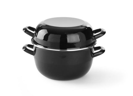Muslingegryde - med låg, HENDI, 4,2L, ⌀260x(H)210mm