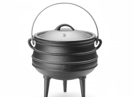 Støbejernsgryde, HENDI, sort, ⌀245x(H)280mm