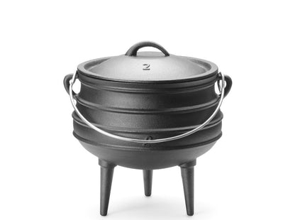 Støbejernsgryde, HENDI, sort, ⌀245x(H)280mm