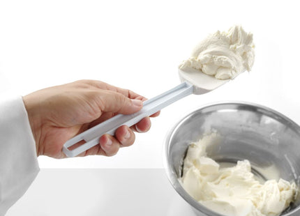 Skraber, skeformet, HENDI, Kitchen Line, hvid, 357x75mm