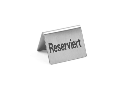 Bordskilt Reserved , HENDI, Reserviert, 4 pcs., 50x35x(H)40mm