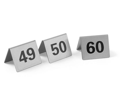 Bordnumre, HENDI, Numbers 49-60, 50x35x(H)40mm