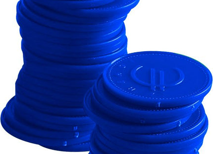 Jetoner – 100 pcs., BarUp, blå, 100 pcs., ⌀25mm