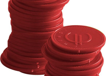 Jetoner – 100 pcs., BarUp, grøn, 100 pcs., ⌀25mm