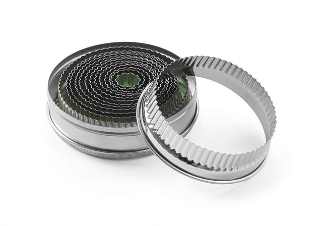 Udstikkere, runde – sæt, HENDI, med rillet kant, ø18-108, (H)35mm