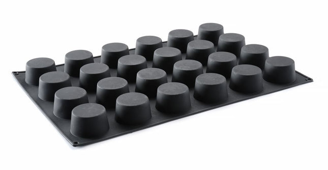 Silikoneform MUFFIN, HENDI, 570x375x(H)40mm, Rund