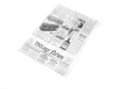 Fedttæt papir, HENDI, Newspaper print, 500 stk., 250x350mm