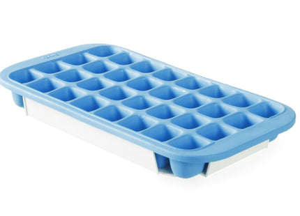 Isterningeform med låg og bundbakke, BarUp, Blå, 337x170mm
