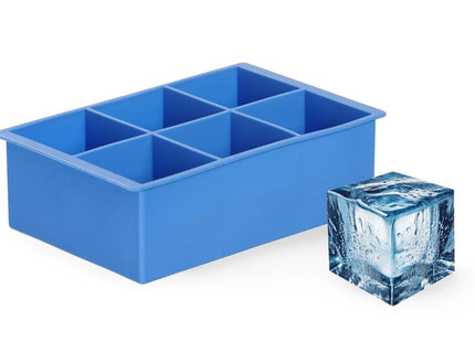 Isterningeform XL, BarUp, Blå, 170x110x(H)52mm