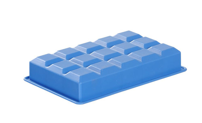 Isterningeform mini cube, BarUp, Blå, 190x120x(H)35mm