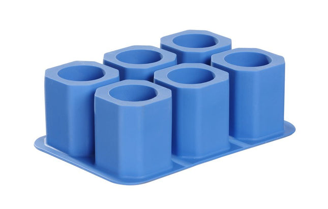 Is-shotglasform, BarUp, Blå, 125x190x(H)60mm