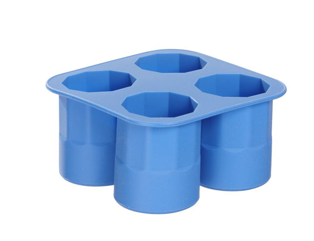 Is-shotglasform, BarUp, Blå, 122x122x(H)60mm
