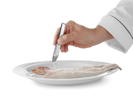 Fiskebenspincet, skråt hoved, HENDI, (L)120mm