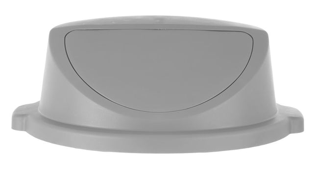 Vippelåg til rund affaldsbeholder, AmerBox, passer til 691038, Lysegrå, ⌀580x(H)190mm
