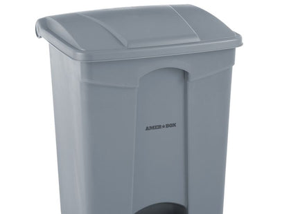 Pedalspand, AmerBox, 87L, Lysegrå, 500x410x(H)815mm