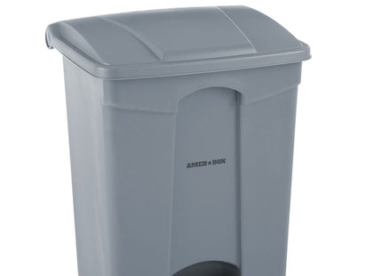Pedalspand, AmerBox, 87L, Lysegrå, 500x410x(H)815mm