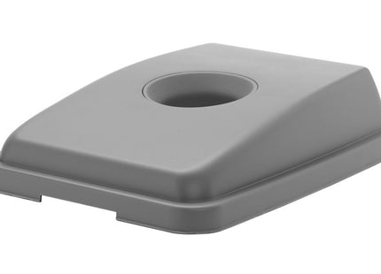Låg med åbning til 60 l rektangulær beholder, HENDI, rund åbning, 660x470x(H)30mm