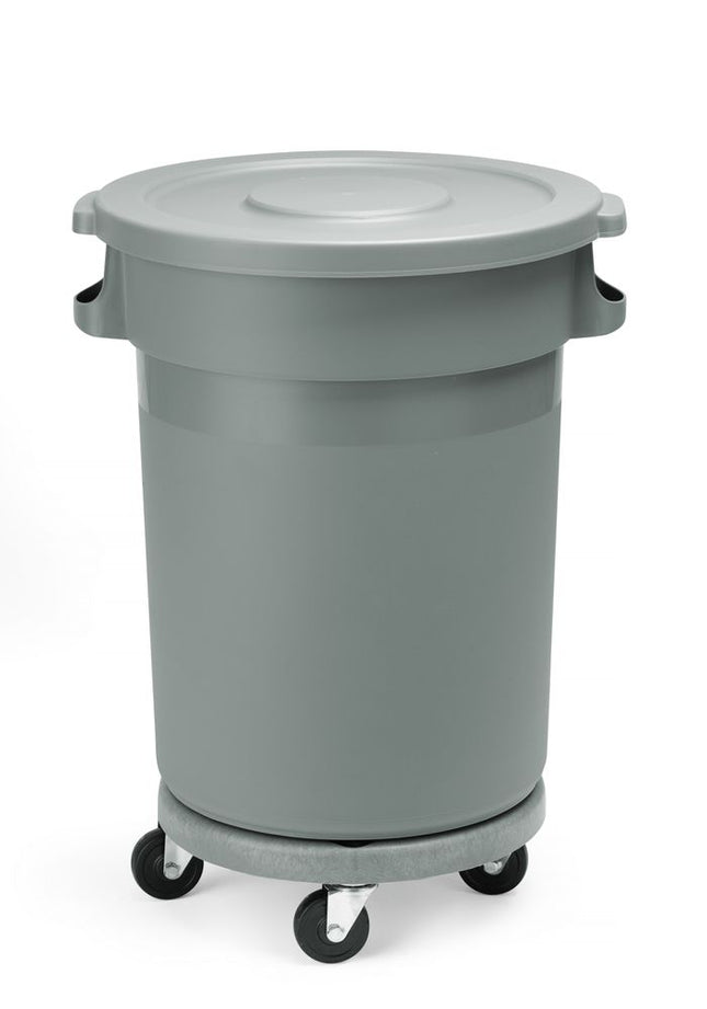 Vogn til rund affaldsbeholder, AmerBox, passer til 691403, ⌀400x(H)165mm