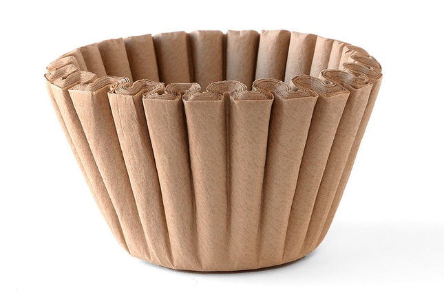 Kurv filterpapir til kaffemaskiner, ubleget