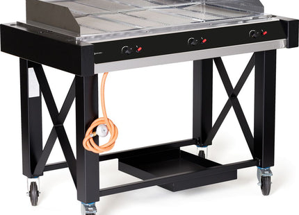 Gasgrill Atlanta, HENDI, Sort, 13kW, 1285x770x(H)917mm