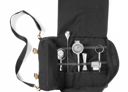 Bartendertaske, BarUp, Sort, 210x370x(H)70mm