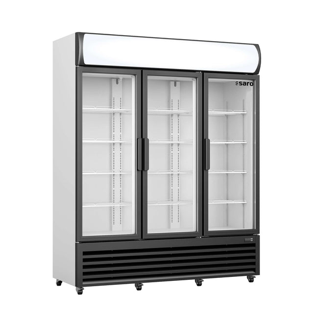 Køleskab med 3 glasdøre + baldakin model GTK 1065