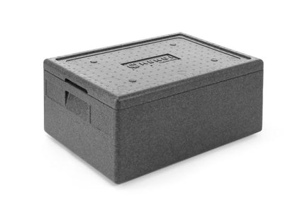Isolerende transportkasse, HENDI, Kitchen Line, GN 1/1, 46L, Sort, 600x400x(H)320mm