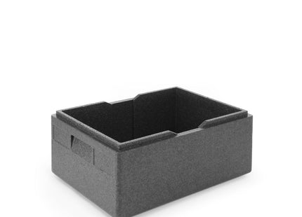 Isolerende transportkasse, HENDI, Kitchen Line, GN 1/1, 40L, Sort, 600x400x(H)283mm