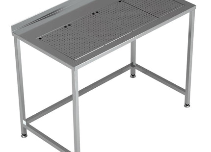Arbejdsbord med integreret dripbake 1200 x 650