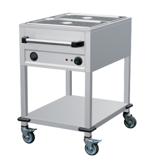 Bain-marie vogn 2/1.