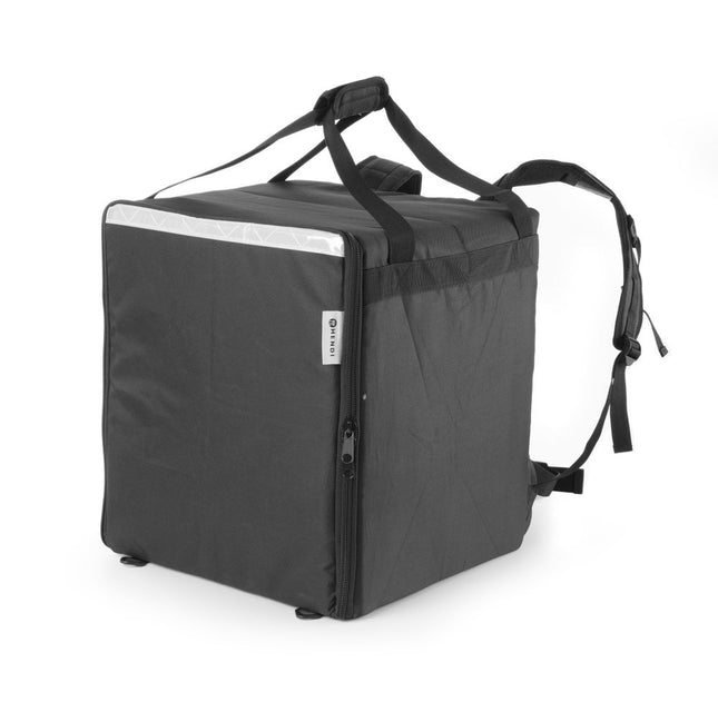 Isoleret rygsæk til pizza- og madudbringning, HENDI, 75,2L, Sort, 410x410x(H)480mm