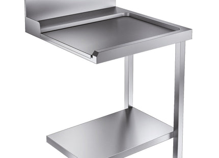 Udløbsbord med bundhylde - højre - 700 mm - til 7280.0045 / 7280.0046