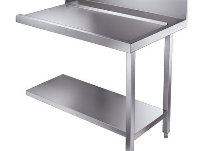 Udløbsbord med bundhylde - højre - 1100 mm - til 7280.0045 / 7280.0046