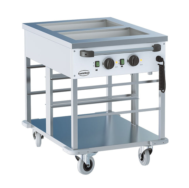 Bain-marie vogn 2/1.