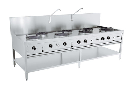 GAS WOK bord 4X17kW + 3X9kW