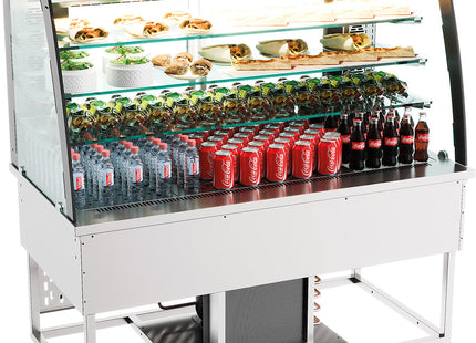 Drop-in køledisplay 200L åben front