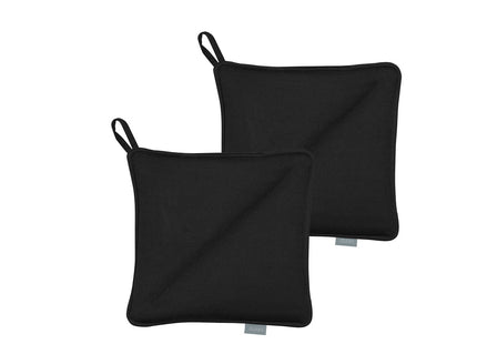Grydelapper 20x20 Soft 2 stk. Black - 6 stk