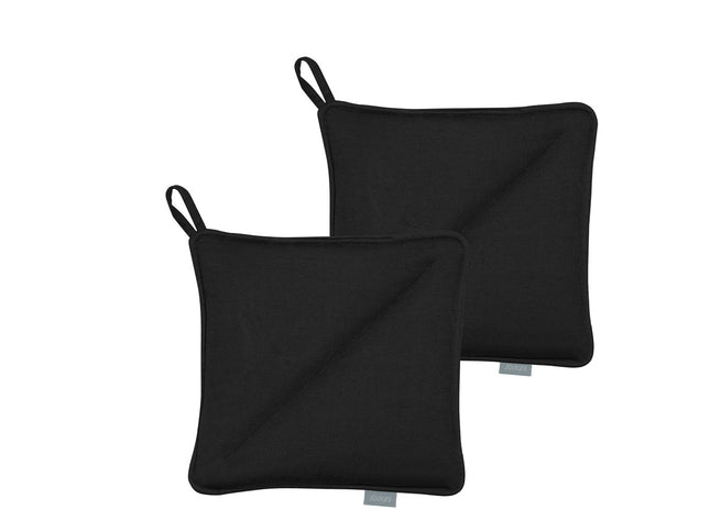 Grydelapper 20x20 Soft 2 stk. Black - 6 stk