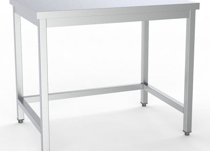 Arbejdsbord med åbent understel – fladpakket – 700 × 800 mm