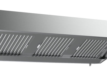 Vægmonteret emhætte komplet med motor – 950 × 1.600 mm