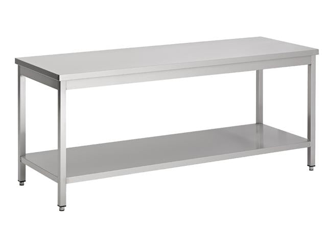 Arbejdsbord med bundhylde – fladpakket – 600 × 400 mm