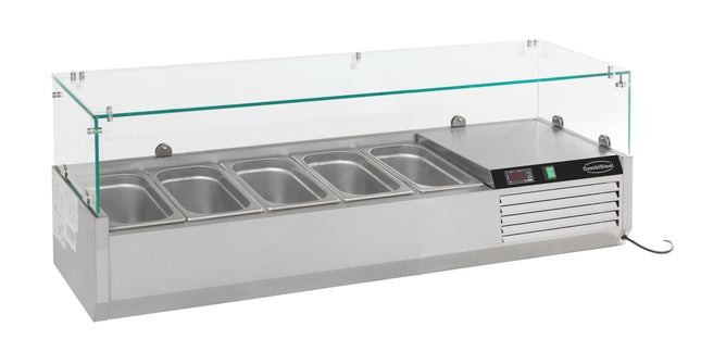 Saladette - bordmodel 1/4 GN x 5